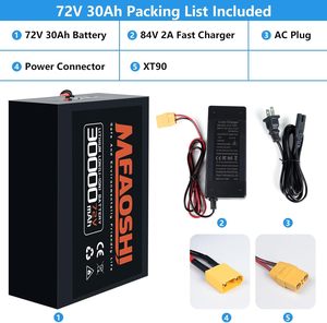 NOUVELLES BATTERIES LIQUIDES POUR MOTO NEW BELIEF 72V 12V 20Ah 48V 2000 Cycles 3500W Charge Maximale - Product Image 2