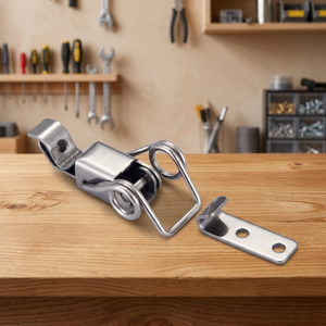 Stainless Steel Hardware Toggle Latches Vibrate Finish <b>Small</b> Size Model TB-030A From TAIWAN for Glass Bottle Openings - Product Image 3