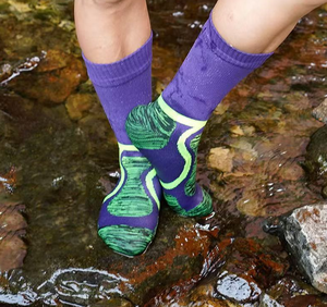 Chaussettes imperméables 2026 pour hommes et femmes, respirantes pour activités de plein air, chaussettes de randonnée imperméables avec coussin respirant - Product Image 1