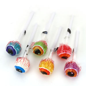 Sucette dure en forme de globe oculaire miniature de 3 g pour Halloween - Product Image 3