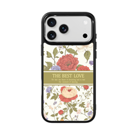 Coque de téléphone AG Feeling Black Edge avec motif Gilding Wizard of OZ pour iPhone 17, 17 Pro Max, 16 Pro, 15 – Coque magnétique