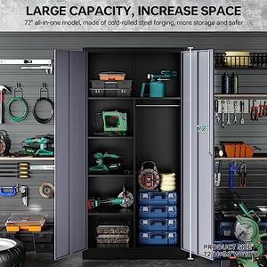 Buen precio, gabinete de herramientas de acero de gran espacio personalizado, gabinete de almacenamiento de herramientas de bloqueo de taller, es hermoso - Product Image 3