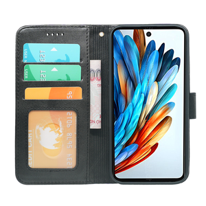 Buena Venta de funda protectora de teléfono para <span class=keywords><strong>ZTE</strong></span> Nubia S 5G Focus Pro <span class=keywords><strong>Blade</strong></span> V70 <span class=keywords><strong>Vita</strong></span> Max A35E V40S Funda de cuero con tapa magnética - Product Image 2