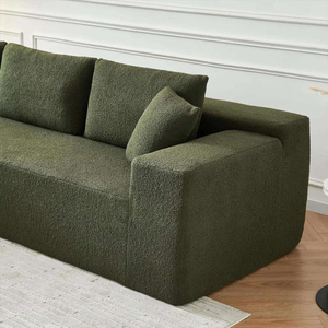 Rectangular Modular Sectional Upholstered Vacuum Compression <b>Sofa</b> <b>Sets</b> with Chaise Compressed Packing for Hotels - Product Image 4