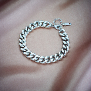 Gold Plated Chain Necklace And <b>Bracelet</b> <b>Set</b> Stainless Steel Unisex Hip Hop Punk Style Jewelry Gift - Product Image 3
