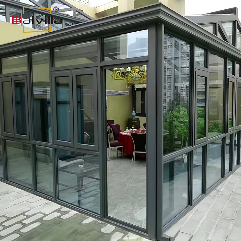 Luxury Modern Aluminium Prefabricated Sunroom 4