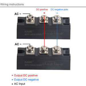 Module de diodes redresseuses en pont haute puissance MDC 25A 60A 100A 300A 500A 800A 1600V pour <span class=keywords><strong>convertisseur</strong></span> de fréquence en silicium et alimentation UPS - Product Image 4