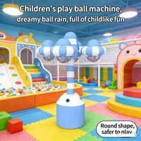 Machine à balles de dessin animé pour enfants, douche automatique de balles pour aire de jeux intérieure, jeu sensoriel