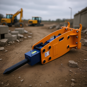 Ciseau hydraulique Tmg pour excavatrice de 6 à 9 tonnes, pointe de 3 pouces, énergie d'impact 1030 J - Product Image 2