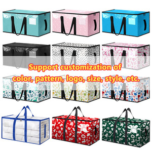 Dark Blue Sturdy Durable Clothes <strong>Storage</strong> <strong>Bags</strong> 6 Pack <strong>Extra</strong> Heavy Duty <strong>Large</strong> Moving <strong>Bags</strong> with Strong Zipper Comfortable Handles - Product Image 6