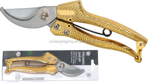 Nuovo stile attrezzi da giardino forbici da potatura con placcatura in oro nimitazione potatore - Product Image 2