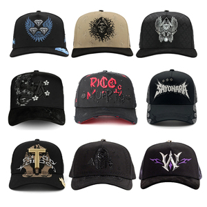 Cappellino da baseball in pelle scamosciata <span class=keywords><strong>2026</strong></span> in stock, a 5 pannelli, con visiera curva e distintivo 3D in metallo di San Giuda, unisex, regolabile, per streetwear - Product Image 1