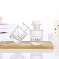 Bouteille diffuseur de parfum en verre de 50 ml avec bouchon en caoutchouc pour bâtonnets aromatiques – Vente en gros