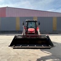 Tractor Agrícola de 90HP con Tracción en las 4 Ruedas, Cargador Frontal, Cabina Cerrada con Aire Acondicionado, Motor Compatible con Múltiples Implementos, Alta Productividad
