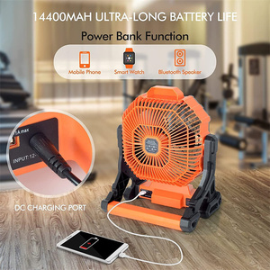 14400mAh sạc di động năng lượng mặt trời Cắm Trại Ngoài trời thiết bị Lều ánh sáng quạt - Product Image 4