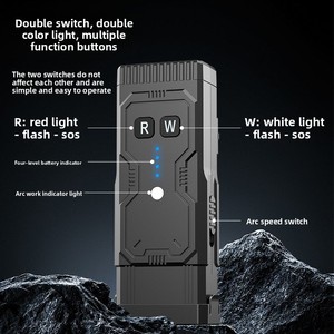<span class=keywords><strong>Linterna</strong></span> de Defensa Personal Recargable para Camping, Arco de Alto Voltaje, <span class=keywords><strong>Carga</strong></span> <span class=keywords><strong>USB</strong></span> Portátil, 500 Lúmenes, Luz Potente, Encendido Rápido - Product Image 4