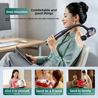 Pistola de Masaje Muscular Fascial, Modelo Extendido de Mano, para Mujeres y Hombres, Uso Doméstico, Eléctrica, Multifuncional, para Masaje Corporal Completo