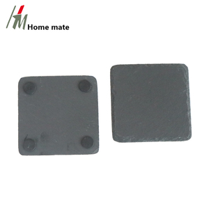 Thân Thiện Với Môi Tự Nhiên BSCI Thông Qua Đá Đen Tự Nhiên Coaster <span class=keywords><strong>Slate</strong></span> - Product Image 6