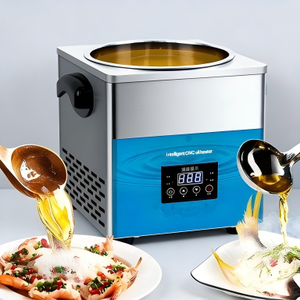 Chauffe-huile commercial <span class=keywords><strong>à</strong></span> température constante pour la préparation de poisson tranché dans l'huile chaude, de bœuf bouilli et de plats aux nouilles - Product Image 2
