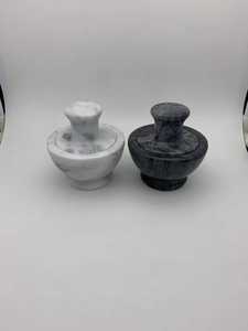 Ensemble unique de <span class=keywords><strong>mortier</strong></span> et pilon en marbre blanc naturel - Product Image 3