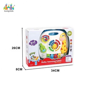 Table d'activités musicales en plastique amusante pour enfants Konig, fabriquée en Chine, jouets éducatifs précoces pour bébés de 0 à 24 <span class=keywords><strong>mois</strong></span> - Product Image 5