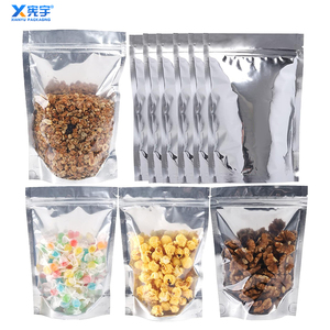 Bolsa de Mylar Transparente con Logotipo Personalizado, de Aluminio, con Cierre Hermético, a Prueba de Olores, <span class=keywords><strong>para</strong></span> Galletas, Bocadillos y Alimento <span class=keywords><strong>para</strong></span> Mascotas - Product Image 3
