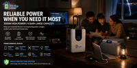 Station d'alimentation portable sur roues 3000W 4.5kWh LiFePO4 à onde sinusoïdale pure, charge solaire max 1200W, générateur AC pour voiture, multi-charge