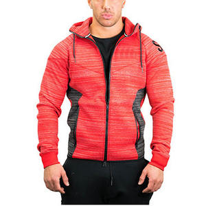 Sweat à capuche pour homme de haute qualité pour la salle de sport et le fitness, 100% coton, doublé, vêtements de sport d'hiver, fermeture éclair, taille plus, matière polaire, cordon de serrage, 2025 - Product Image 3