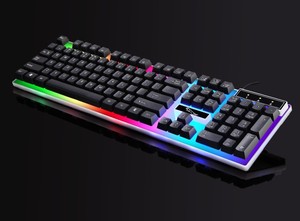Ensemble clavier et souris filaires USB, clavier mécanique lumineux et souris, clavier LED étanche - Product Image 5