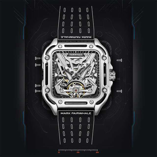 2023 Factory Custom Watch Skeleton Stainless Steel Mechanical Automatic Watches for Mens Watches Luxury FW-6530