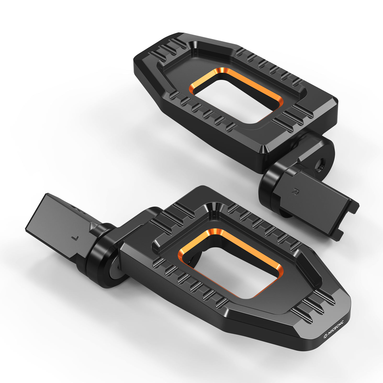 สีดำขอบสีส้ม