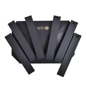 Routeur Wifi6 Xpon ONU 4GE + 1TEL double bande 2.4G & 5G 2100Mbps anglais Gpon ONT Wifi 6 ONU avec antennes 7db