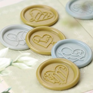 Mini tampons à cire de la série Constellation Laser, têtes en cuivre, petits, pour la décoration de journaux, tampon standard - Product Image 4