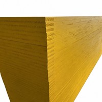 Panneau de coffrage en mélamine jaune en bois d'épinette moderne, imperméable, 3 plis, réutilisable, haute résistance, pour la construction en béton