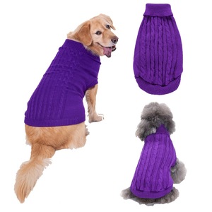 Hot Selling Soft Pet Sweater Warm Solid Color <strong>Dog</strong> Clothes for <strong>Dogs</strong> and <strong>Cats</strong> - Product Image 3