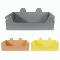 Bac à litière pour chat jetable, pliable, imperméable, anti-fuite, en PP écologique et recyclable, pour l'extérieur et la voiture