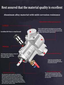 HF-010 petit moteur rotatif <span class=keywords><strong>pneumatique</strong></span> basse vitesse piston type 3 cylindres pompe d'agitation à vapeur réversible antidéflagrante - Product Image 3