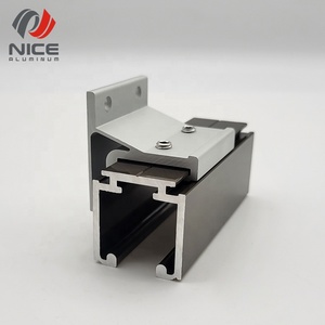 Giá tốt nhất thiết kế hiện đại 6063 cấp hợp kim nhôm vô hình treo đường sắt cửa trượt hướng dẫn theo dõi tùy chỉnh kích thước và độ dày - Product Image 6