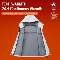Veste coupe-vent imperméable à coque rigide unisexe avec logo personnalisé, veste d'extérieur à capuche zippée pour la randonnée, les voyages et les sports en plein air
