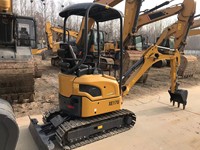 Excavatrice sur chenilles chinoise XE17U de 1,2 tonne avec garantie d'un an, moteur/pompe haute performance, PLC et boîte de vitesses