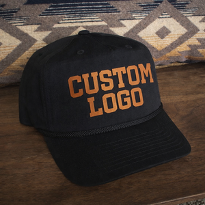 Casquette de baseball personnalisée avec logo en cuir, fermeture réglable, unisexe, broderie, style western, casquette de cowboy, casquette country - Product Image 5