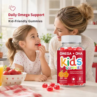 OEM Private Label Kinder Omega 3 6 9 DHA Gummies 60 stuks Hersenen & Hart Ondersteuning Vegetarisch Supplement