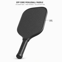 Raquette de pickleball en carbone T700 avec poignée en cuir injecté de mousse, épaisseur 16 mm, technologie Gen3, protection de bord de qualité supérieure