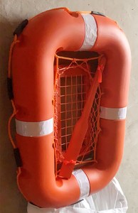 Zattera di salvataggio rigida barca arancione in polietilene plastica da 10 persone galleggiante di salvataggio - Product Image 5