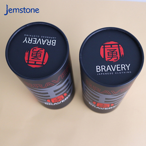 Emballage en tube kraft écologique sur mesure, conteneur rond en carton pour vin, whisky, vêtements, t-shirts, tubes en papier, boîte - Product Image 6