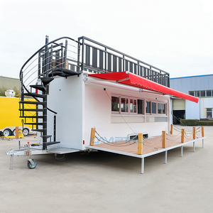 Camion de restauration entièrement équipé pour kebabs, personnalisable pour l'Europe et les États-Unis, chariot de vente ambulant pour bubble tea, café, hot-dogs, remorque alimentaire mobile - Product Image 3