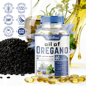 Bio-<span class=keywords><strong>Oregano</strong></span>öl-Softgel-Kapseln Antioxidans Pflanzenextrakt-Nahrungsergänzungsmittel für Darm- und Immungesundheit Softgels - Product Image 6