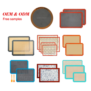 Popular <b>Kitchen</b> Silicone Baking Mat Non-Stick Fiberglass Various Styles OEM ODM Factory Direct Baking & Pastry Tool - Product Image 1