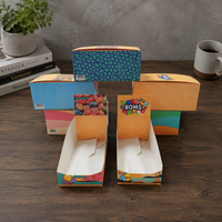 Boîtes de présentation en papier pour comptoir de vente au détail, personnalisées avec impression holographique, pour bonbons, gelées, barres chocolatées, en-cas, aliments pour bébés