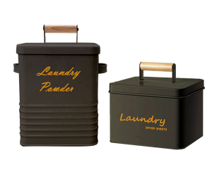 Metal Laundry Detergent Powder Storage Container